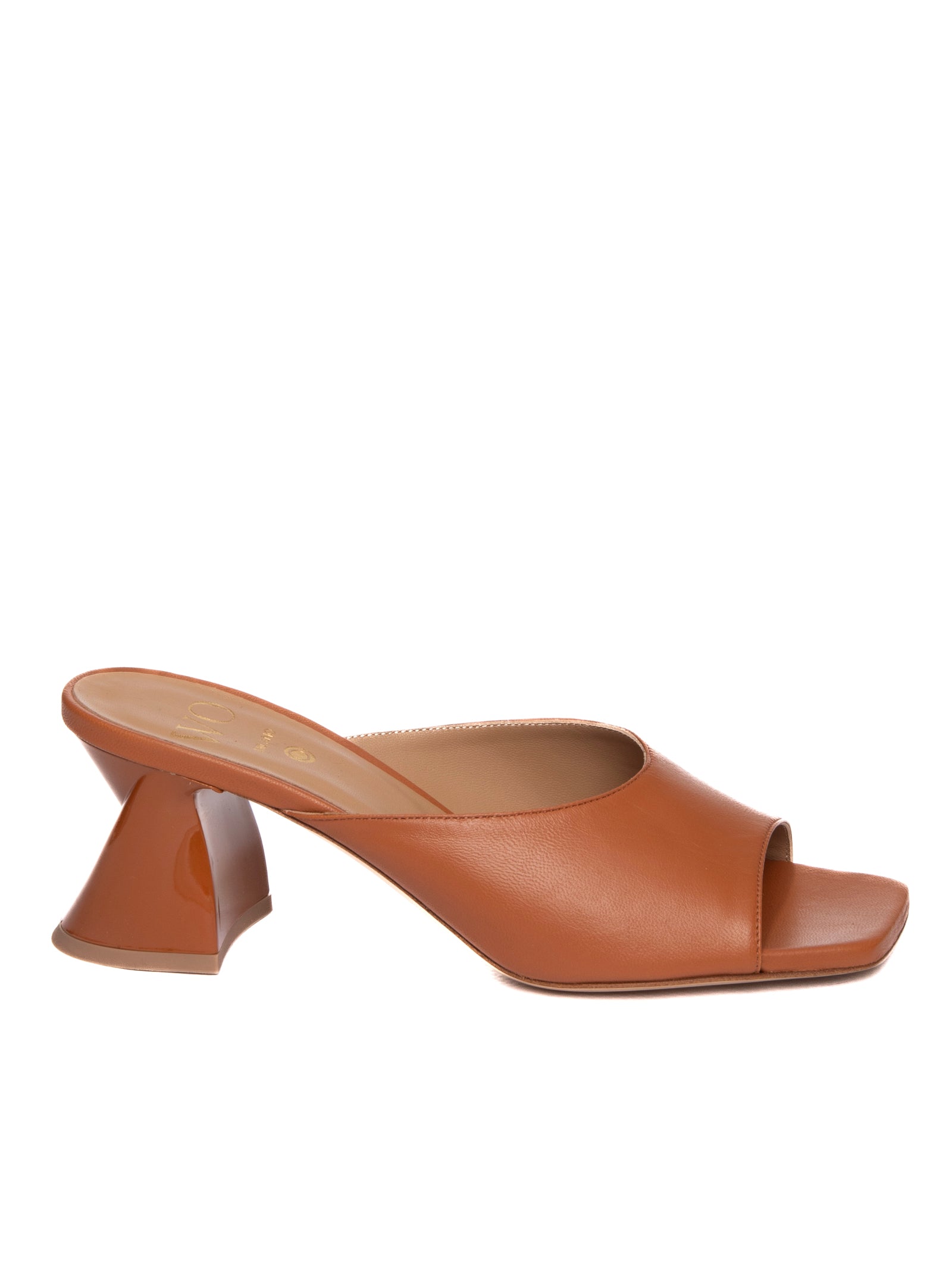 Sabot Donna Scarpe Open Toe Tacco Largo Sabot Con Tacco Largo