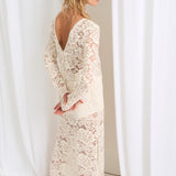 Abito midi in pizzo - So Allure - L1028D