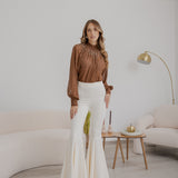 Blusa Botes - Alma Sanchez - 2526030 Nocciola