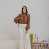 Blusa Botes - Alma Sanchez - 2526030 Nocciola
