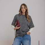 T-Shirt Over Con Manica-Eleh- Art EFW250351