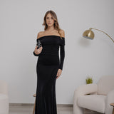 Abito Scollo A Barca- Eleh- Art EFW250340