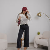 Jeans Con Risvolto Strass- Eleh- Art EL072