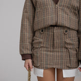 Bomber Over pied de poule - Eleh - Art. EFW250071