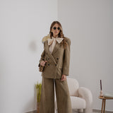 Pantalone Con Pinces- Eleh- Art EFW250122