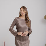 Abito Corto Satin- Eleh- Art EFW250212