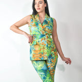 Gilet fantasia tropicale e barocco - Shit wear