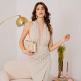 Abito midi con microstrass - AlmaSanchez - AMYE-EL
