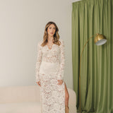 Abito midi in pizzo - So Allure - L1028D