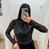 Body con paillettes - Vicolo - Art TS0270